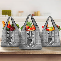Mabuhay Philippines Festival Grocery Bag Philippine Eagle Sun Three Stars Barong Pattern