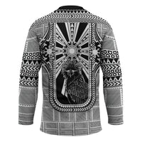 Mabuhay Philippines Festival Hockey Jersey Philippine Eagle Sun Three Stars Barong Pattern