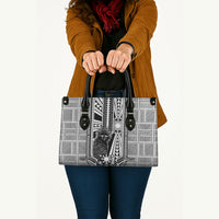 Mabuhay Philippines Festival Leather Bag Philippine Eagle Sun Three Stars Barong Pattern