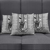 Mabuhay Philippines Festival Pillow Cover Philippine Eagle Sun Three Stars Barong Pattern
