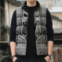 Mabuhay Philippines Festival Sleeveless Puffer Jacket Philippine Eagle Sun Three Stars Barong Pattern