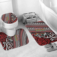 Maori Language Week Bathroom Set Ake Ake Ake Tribal Patterns