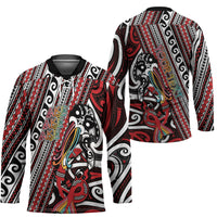 Personalised Maori Language Week Hockey Jersey Ake Ake Ake Tribal Patterns