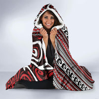 Maori Language Week Hooded Blanket Ake Ake Ake Tribal Patterns
