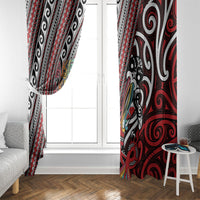 Maori Language Week Window Curtain Ake Ake Ake Tribal Patterns