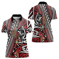 Personalised Maori Language Week Women Polo Shirt Ake Ake Ake Tribal Patterns