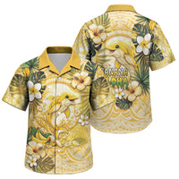 Hawaii Banana Dolphin Family Matching Long Sleeve Bodycon Dress and Hawaiian Shirt Cute Cosplay Naiʻa Fish Tribal Patterns