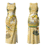 Hawaii Banana Dolphin Family Matching Tank Maxi Dress and Hawaiian Shirt Cute Cosplay Naiʻa Fish Tribal Patterns
