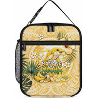 Hawaii Banana Dolphin Lunch Bag Cute Cosplay Naiʻa Fish Tribal Patterns