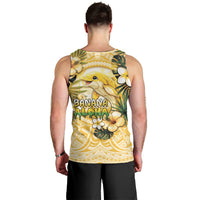 Hawaii Banana Dolphin Men Tank Top Cute Cosplay Naiʻa Fish Tribal Patterns
