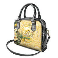 Hawaii Banana Dolphin Shoulder Handbag Cute Cosplay Naiʻa Fish Tribal Patterns