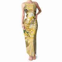 Hawaii Banana Dolphin Tank Maxi Dress Cute Cosplay Naiʻa Fish Tribal Patterns