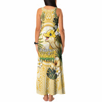 Hawaii Banana Dolphin Tank Maxi Dress Cute Cosplay Naiʻa Fish Tribal Patterns