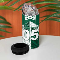 Custom Hawaii Volleyball 4 in 1 Can Cooler Tumbler Shaka Aloha Hand
