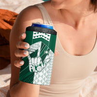 Custom Hawaii Volleyball 4 in 1 Can Cooler Tumbler Shaka Aloha Hand