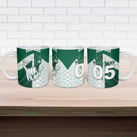 Custom Hawaii Volleyball Ceramic Mug Shaka Aloha Hand DT05 - Polynesian Pride