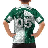 Custom Hawaii Volleyball Family Matching Off Shoulder Maxi Dress and Hawaiian Shirt Shaka Aloha Hand