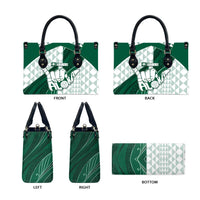 Hawaii Volleyball Leather Bag Shaka Aloha Hand