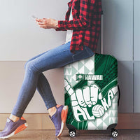 Hawaii Volleyball Luggage Cover Shaka Aloha Hand