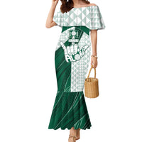 Custom Hawaii Volleyball Mermaid Dress Shaka Aloha Hand