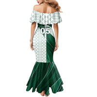 Custom Hawaii Volleyball Mermaid Dress Shaka Aloha Hand