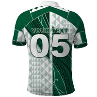 Custom Hawaii Volleyball Polo Shirt Shaka Aloha Hand