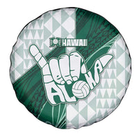Hawaii Volleyball Spare Tire Cover Shaka Aloha Hand