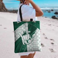 Hawaii Volleyball Tote Bag Shaka Aloha Hand