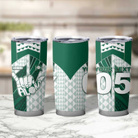 Custom Hawaii Volleyball Tumbler Cup Shaka Aloha Hand