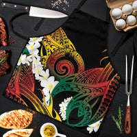 Piko Hawaiian Apron Gradient Spiral Plumeria Tribal Patterns