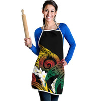 Piko Hawaiian Apron Gradient Spiral Plumeria Tribal Patterns