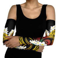 Piko Hawaiian Arm Sleeves Gradient Spiral Plumeria Tribal Patterns