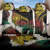 Piko Hawaiian Back Car Seat Cover Gradient Spiral Plumeria Tribal Patterns