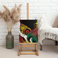 Piko Hawaiian Canvas Wall Art Gradient Spiral Plumeria Tribal Patterns