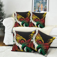 Piko Hawaiian Pillow Cover Gradient Spiral Plumeria Tribal Patterns