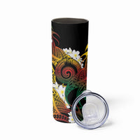 Piko Hawaiian Skinny Tumbler Gradient Spiral Plumeria Tribal Patterns