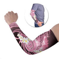 Piko Hawaiian Arm Sleeves Pink Galaxy Spiral Plumeria Tribal Patterns