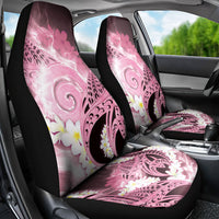 Piko Hawaiian Car Seat Cover Pink Galaxy Spiral Plumeria Tribal Patterns