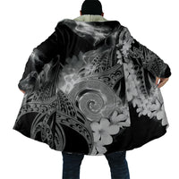 Piko Hawaiian Cloak Monochrome Galaxy Spiral Plumeria Tribal Patterns