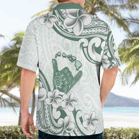 Aloha Hawaii Shaka Hawaiian Shirt Hang Loose Mint Version - Polynesian Pride