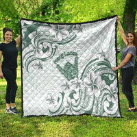 Aloha Hawaii Shaka Quilt Hang Loose Mint Version - Polynesian Pride