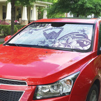 Aloha Hawaii Shaka Auto Sun Shade Hang Loose Purple Version - Polynesian Pride