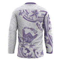 Aloha Hawaii Shaka Hockey Jersey Hang Loose Purple Version DT05 - Polynesian Pride