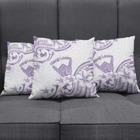 Aloha Hawaii Shaka Pillow Cover Hang Loose Purple Version - Polynesian Pride