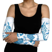 Aloha Hawaii Shaka Arm Sleeves Hang Loose Blue Version - Polynesian Pride