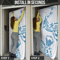 Aloha Hawaii Shaka Door Cover Hang Loose Blue Version - Polynesian Pride