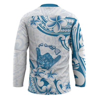 Aloha Hawaii Shaka Hockey Jersey Hang Loose Blue Version DT05 - Polynesian Pride