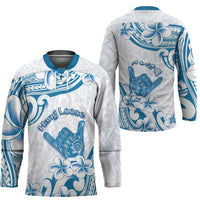 Aloha Hawaii Shaka Hockey Jersey Hang Loose Blue Version DT05 - Polynesian Pride