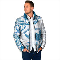Aloha Hawaii Shaka Padded Jacket Hang Loose Blue Version - Polynesian Pride