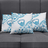 Aloha Hawaii Shaka Pillow Cover Hang Loose Blue Version - Polynesian Pride